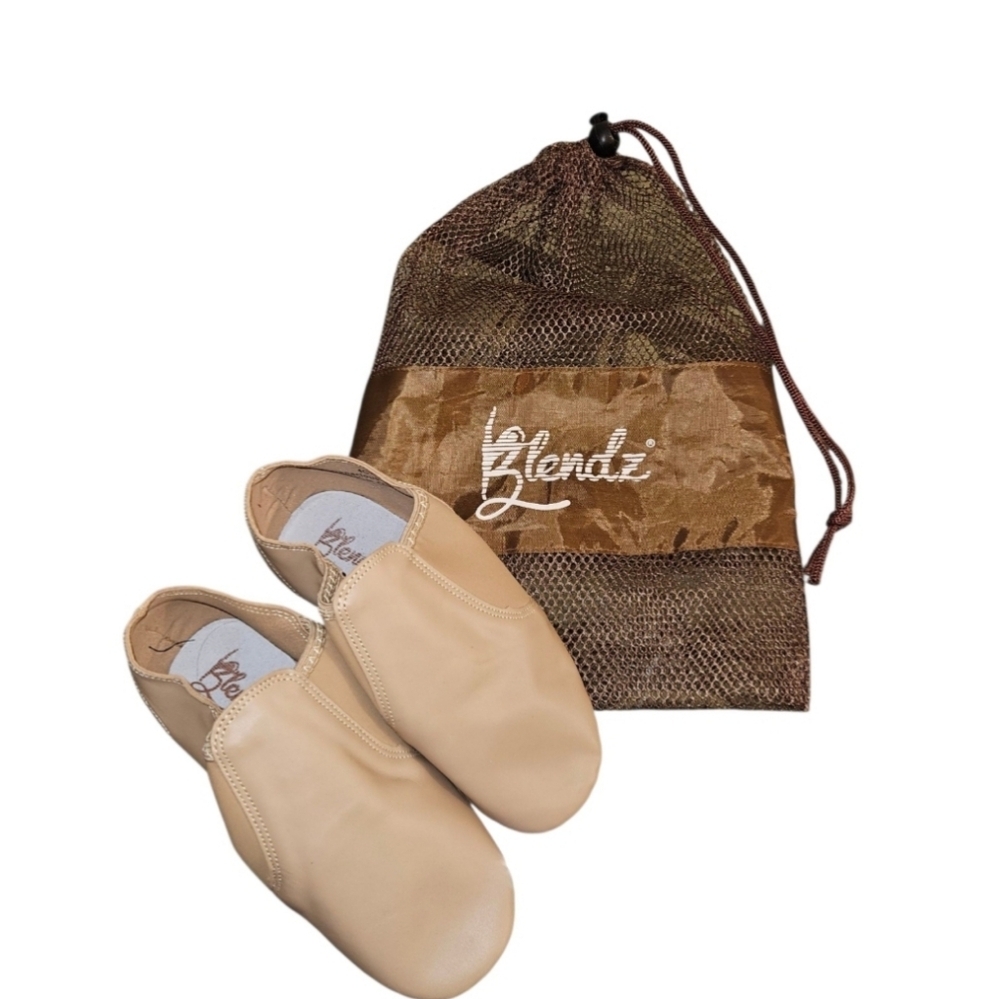 Blendz Legacy Jazz Shoes in Tenacious Tan Size 4.5 US Child NEW